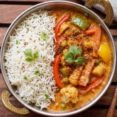 Indie Rasoi Veg Kadhai with Jeera Rice